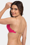 Tweens Padded Non-Wired Full Coverage T-Shirt Bra - Dark Pink — thumbnail 4